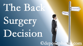 Manchester back surgery for a disc herniation is an option to be carefully studied before a decision is made to proceed. 