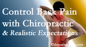 Manchester Chiropractic & Sports Injuries helps patients set realistic goals and find some control of their back pain and neck pain so it doesn’t necessarily control them. 