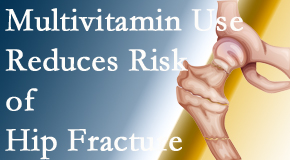 Manchester Chiropractic & Sports Injuries presents new research that shows a reduction in hip fracture by those taking multivitamins.