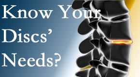 Your Manchester chiropractor knows all about spinal discs and what they need nutritionally. Do you?