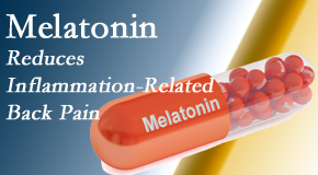 Manchester Chiropractic & Sports Injuries presents new findings that melatonin interrupts the inflammatory process in disc degeneration that causes back pain.