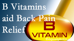 Manchester Chiropractic & Sports Injuries may include B vitamins in the Manchester chiropractic treatment plan of back pain sufferers. 