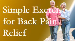 Manchester Chiropractic & Sports Injuries encourages simple exercise as part of the Manchester chiropractic back pain relief plan.