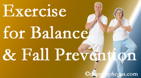 Manchester chiropractic care of balance for fall prevention involves stabilizing and proprioceptive exercise. 