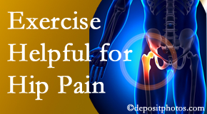 Manchester Chiropractic & Sports Injuries may recommend exercise for hip pain relief along with other chiropractic care options.