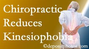 Manchester back pain patients who fear moving may cause pain – kinesiophobia – often get over that fear with chiropractic care at Manchester Chiropractic & Sports Injuries.