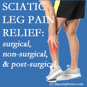The Manchester chiropractic relieving treatment for sciatic leg pain works non-surgically and post-surgically for many sufferers.