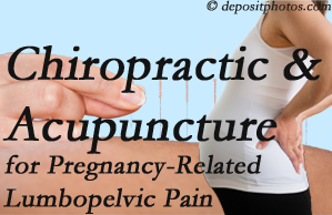 Manchester chiropractic and acupuncture may help pregnancy-related back pain and lumbopelvic pain.