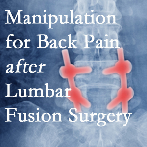 Manchester chiropractic spinal manipulation helps post-surgical continued back pain patients discover relief of their pain despite fusion. 