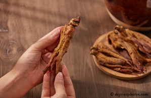 Manchester chiropractic nutrition tip: picture  of red ginseng for anti-aging and anti-inflammatory pain