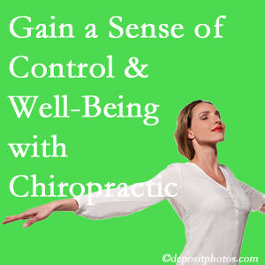 Using Manchester chiropractic care as one complementary health alternative boosted patients sense of well-being and control of their health.