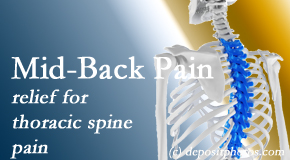 Manchester Chiropractic & Sports Injuries delivers gentle chiropractic treatment to relieve mid-back pain in the thoracic spine. 