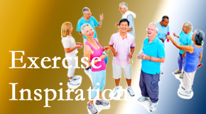 Manchester Chiropractic & Sports Injuries hopes to inspire exercise for back pain relief by listening carefully and encouraging patients to exercise with others.