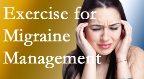 Manchester Chiropractic & Sports Injuries includes exercise into the chiropractic treatment plan for migraine relief.