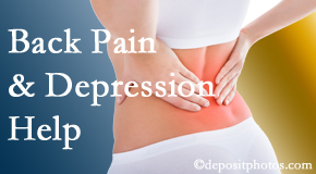 Manchester depression related to chronic back pain often resolves with our chiropractic treatment plan’s Cox® Technic Flexion Distraction and Decompression.
