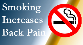 Manchester Chiropractic & Sports Injuries explains that smoking heightens the pain experience especially spine pain and headache.