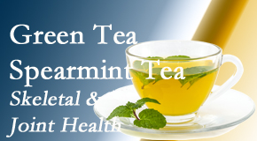 Manchester Chiropractic & Sports Injuries shares the benefits of green tea on skeletal health, a bonus for our Manchester chiropractic patients.