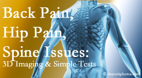 Manchester Chiropractic & Sports Injuries examines back pain patients for various issues like back pain and hip pain and other spine issues with imaging and clinical tests that influence a relieving chiropractic treatment plan.