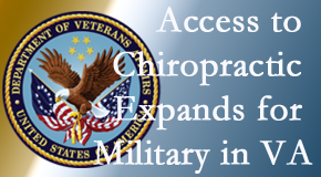 Manchester chiropractic care helps relieve spine pain and back pain for many locals, and its availability for veterans and military personnel increases in the VA to help more. 
