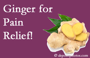 Manchester chronic pain and osteoarthritis pain patients will want to check out ginger for its many varied benefits not least of which is pain reduction. 