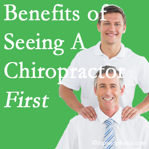 Getting Manchester chiropractic care at Manchester Chiropractic & Sports Injuries first may reduce the odds of back surgery need and depression.