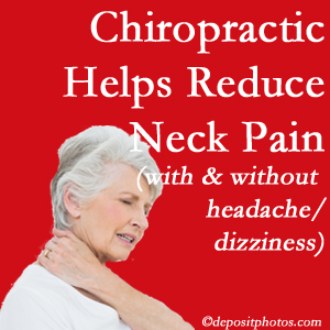 Manchester chiropractic treatment of neck pain even with headache and dizziness relieves pain at a reduced cost and increased effectiveness. 