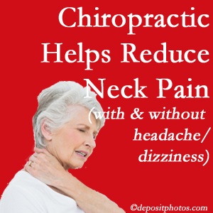 Manchester chiropractic treatment of neck pain even with headache and dizziness relieves pain at a reduced cost and increased effectiveness. 