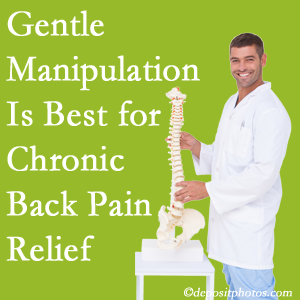 Gentle Manchester chiropractic treatment of chronic low back pain is superior. 