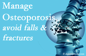 Manchester Chiropractic & Sports Injuries presents information on the benefit of managing osteoporosis to avoid falls and fractures as well tips on how to do that.