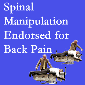 Manchester chiropractic care includes spinal manipulation, an effective,  non-invasive, non-drug approach to low back pain relief.