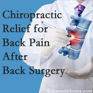 Manchester Chiropractic & Sports Injuries offers back pain relief to patients who have already undergone back surgery and still have pain.