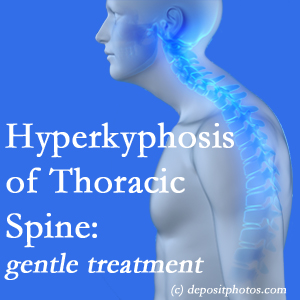 1        The Manchester chiropractic care of hyperkyphotic curves in the [thoracic spine in older people responds nicely to gentle chiropractic distraction care. 