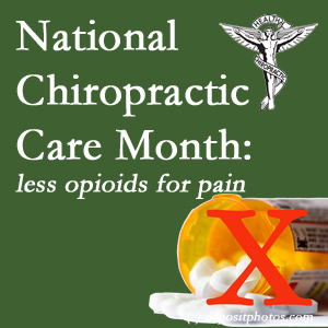 Manchester chiropractic care is being celebrated in this National Chiropractic Health Month. Manchester Chiropractic & Sports Injuries describes how its non-drug approach benefits spine pain, back pain, neck pain, and related pain management and even decreases use/need for opioids. 